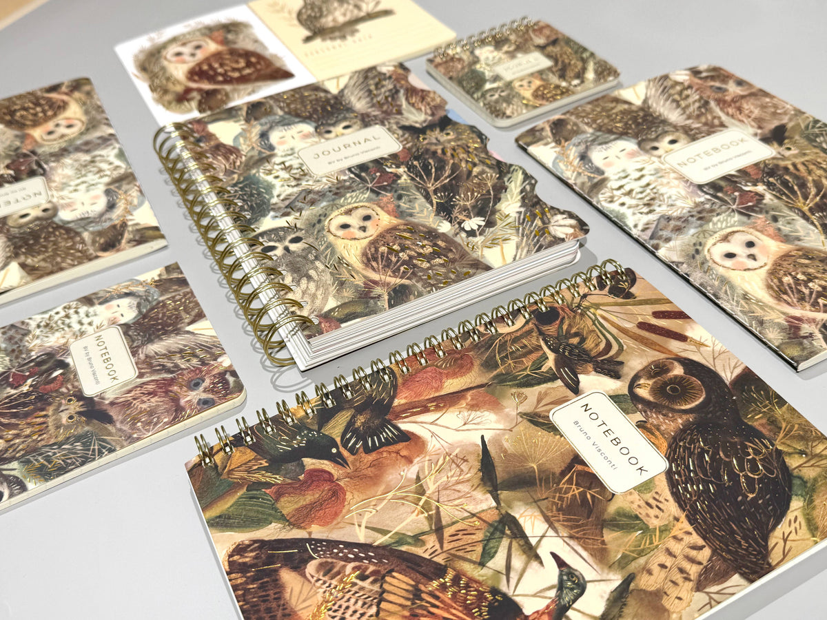 Pocket Art Journal - Owls