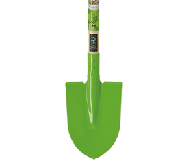 Children's Shovel, Metal, Green