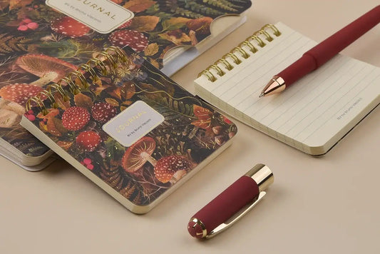 Pocket Art Journal - Forest Mushrooms