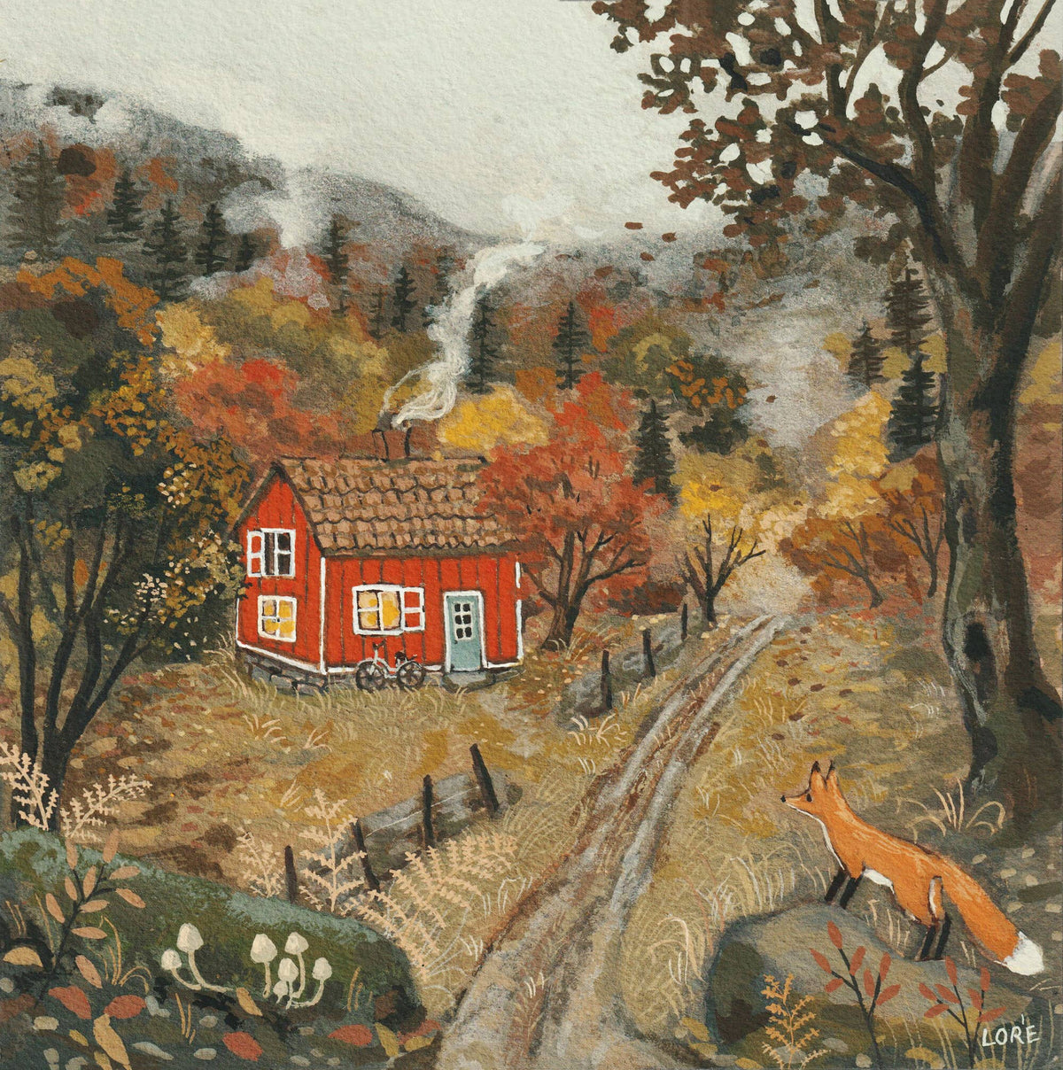 The Glen Art Print