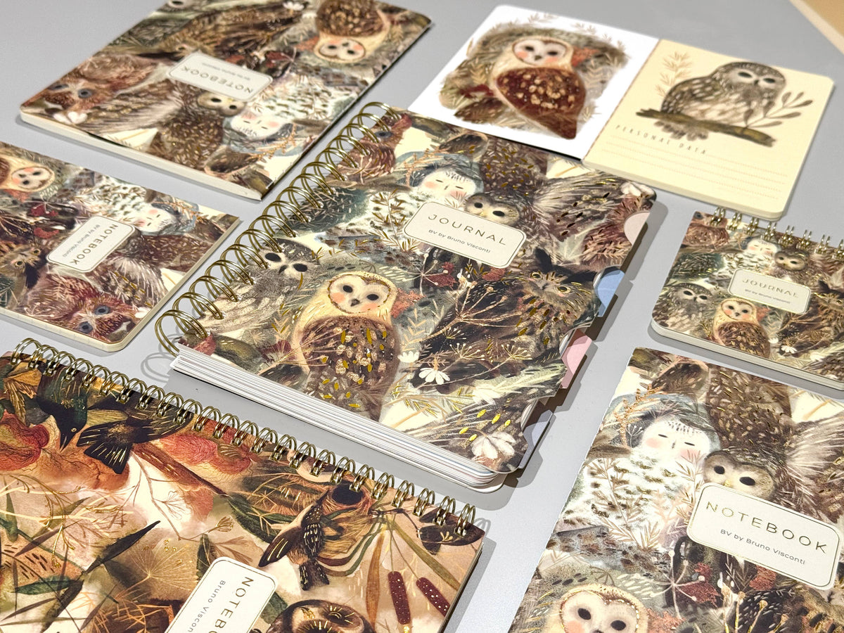 Pocket Art Journal - Owls