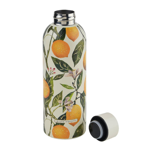 Stainless Steel 16 oz. Insulated Bottle - Lemons