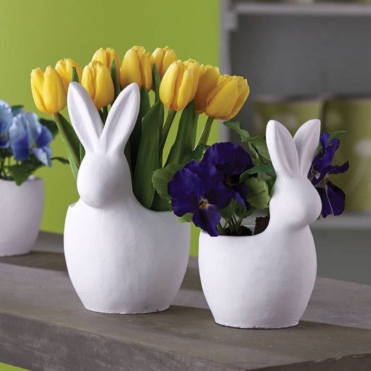 White Rabbit Cachepot 9"