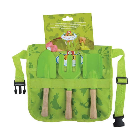 Children's Apron w/Tools, Canvas/Metal, Green