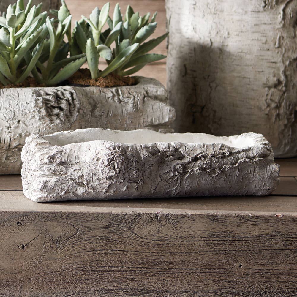 Aspen Log Planter 12.5"
