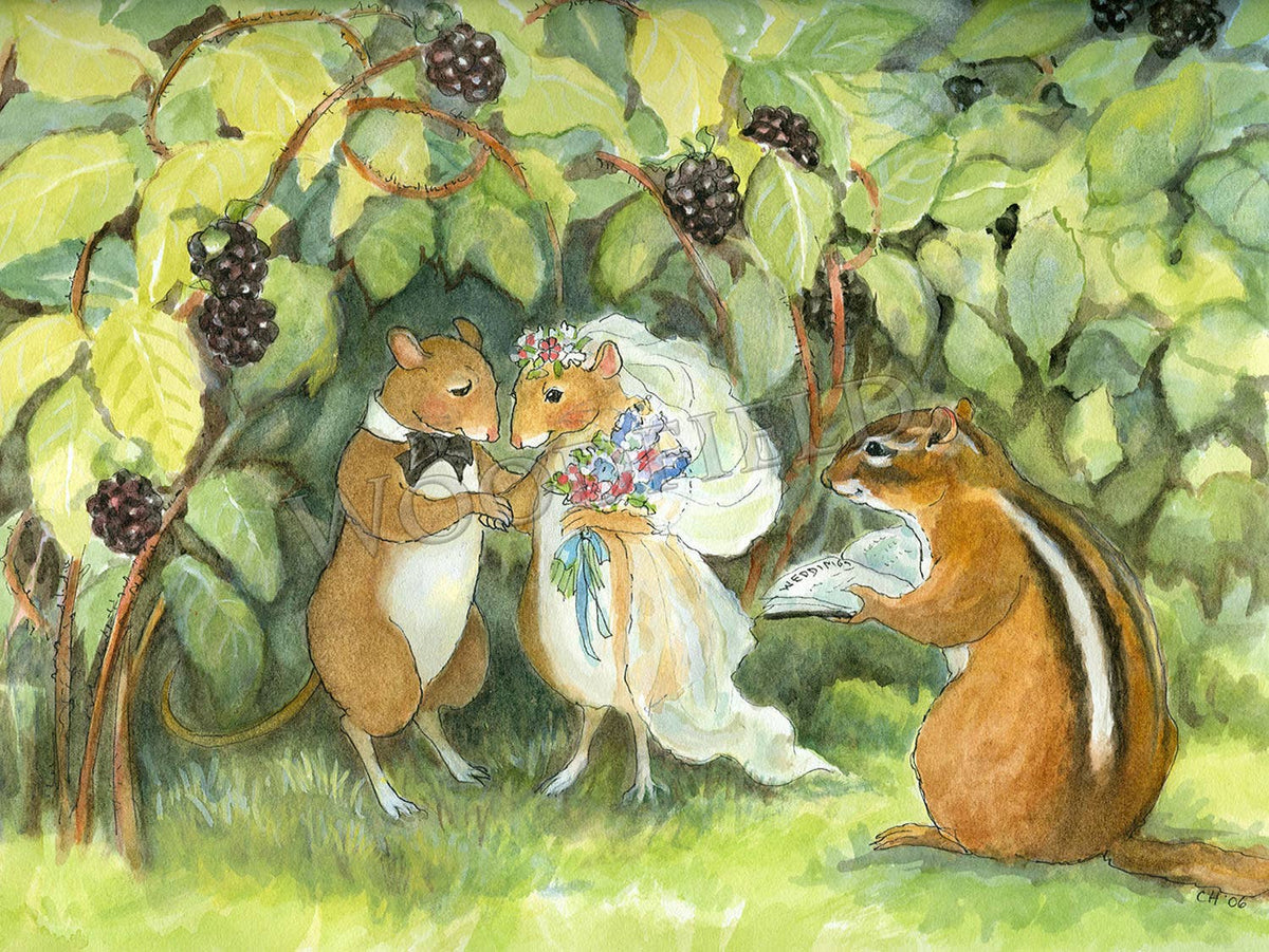 #319 - Mouse and Wife Notecard