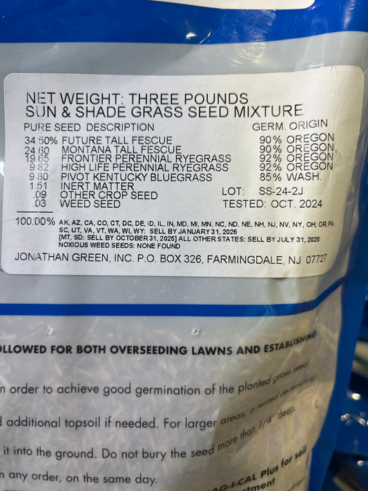 Contractors Grass Seed