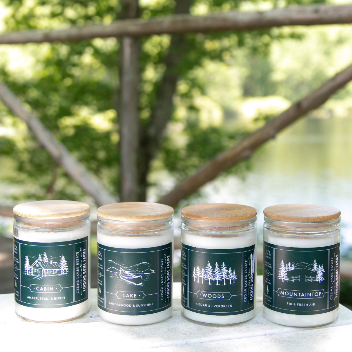 Soy Candle, Woods, Woody Scent