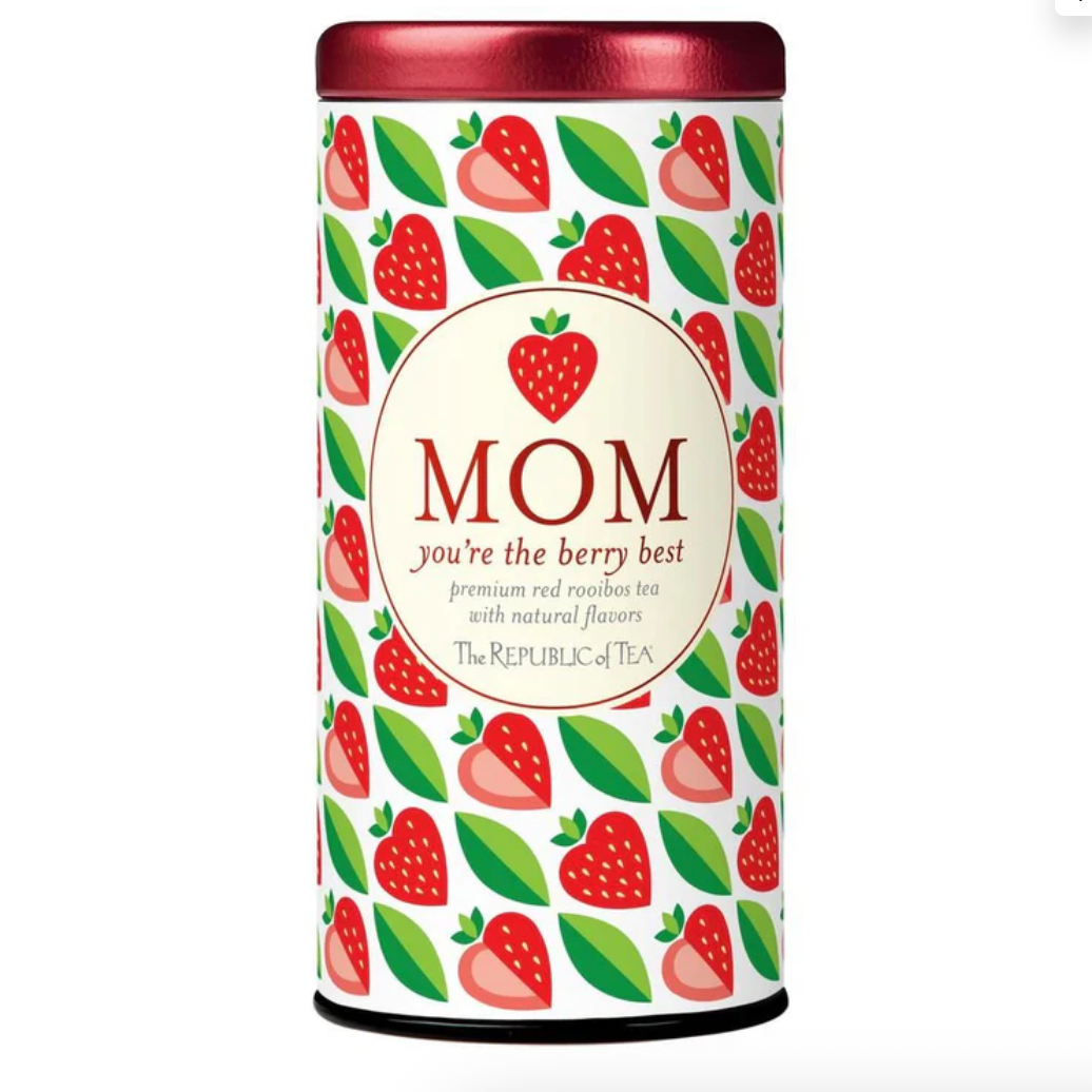 'Mom You're the Berry Best' Tea (Strawberry Vanilla Rooibos Tea) - The Republic of Tea