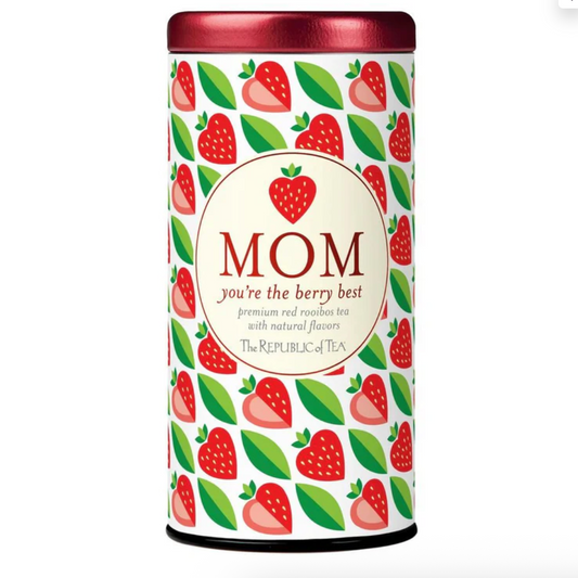 'Mom You're the Berry Best' Tea (Strawberry Vanilla Rooibos Tea) - The Republic of Tea