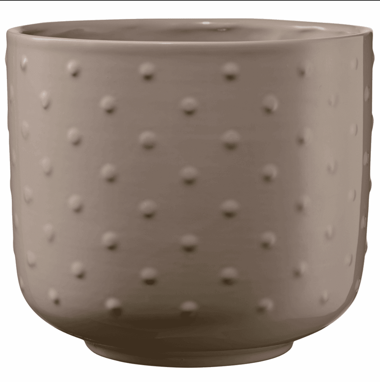 Greige Ceramic Baku Pearl Pot
