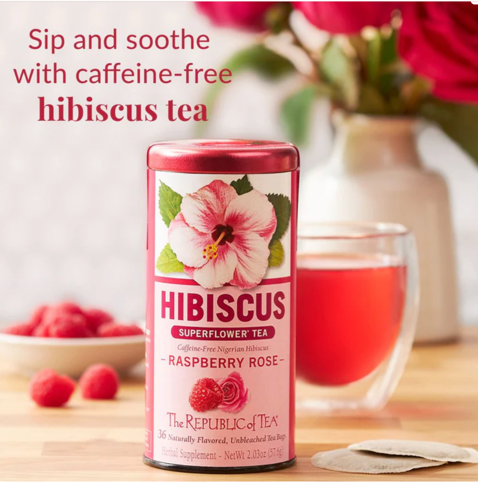 Raspberry Rose Hibiscus Tea - The Republic of Tea