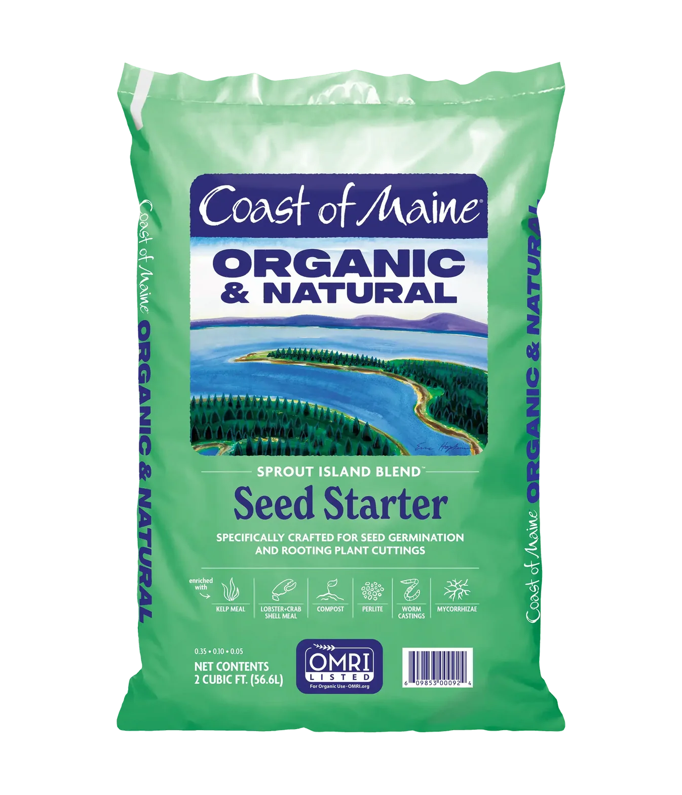 Sprout Island Blend Organic Seed Starter - 16qt | Coast of Maine