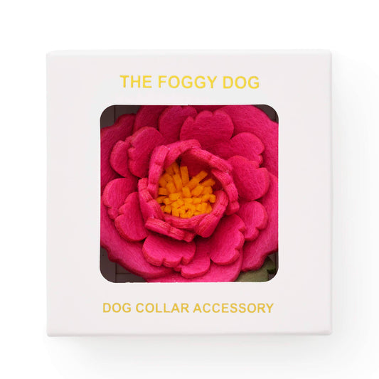 Peony Spring Dog Collar Flower Attachment