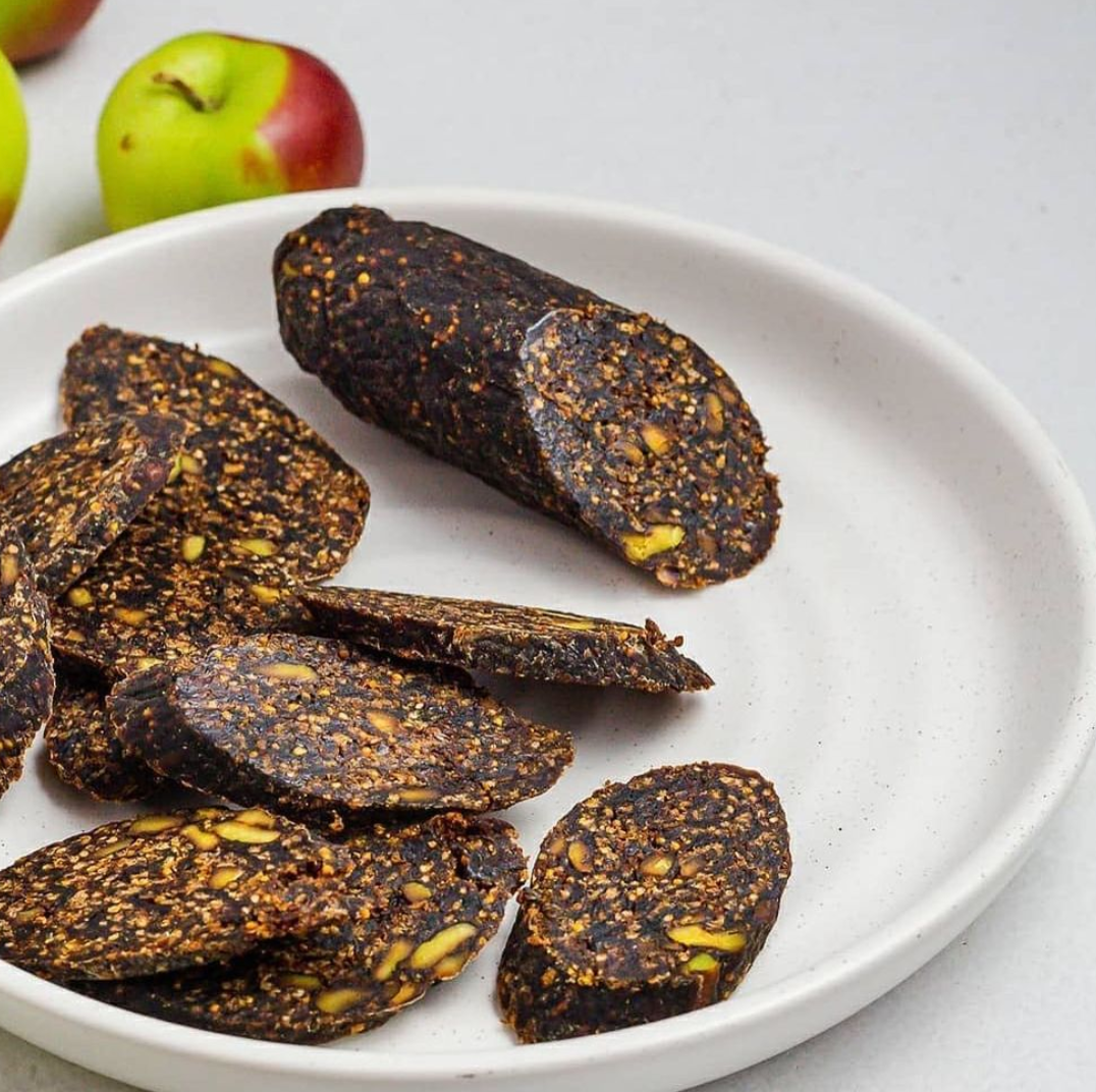 Vegan Fig Salami - Orange Zest & Aleppo Pepper