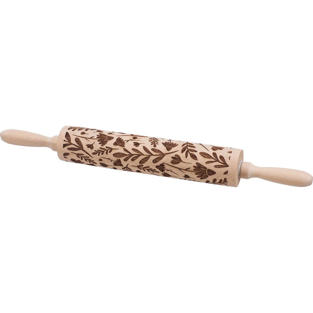 Floral Embossing Rolling Pin - Large