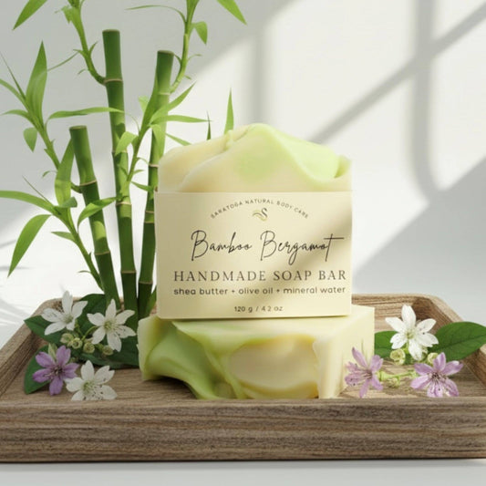 Bamboo Bergamot Handmade Soap Bar (Vegan)