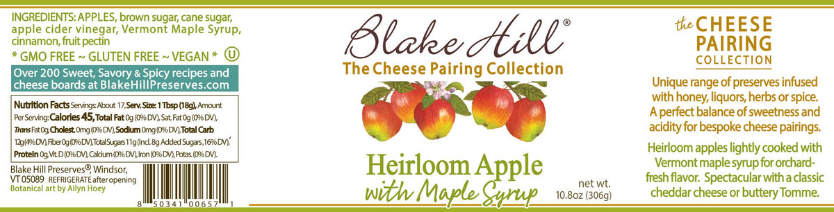 Heirloom Apple with Maple Syrup