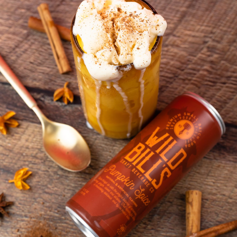 Pumpkin Spice - Premium Cane Sugar Soda