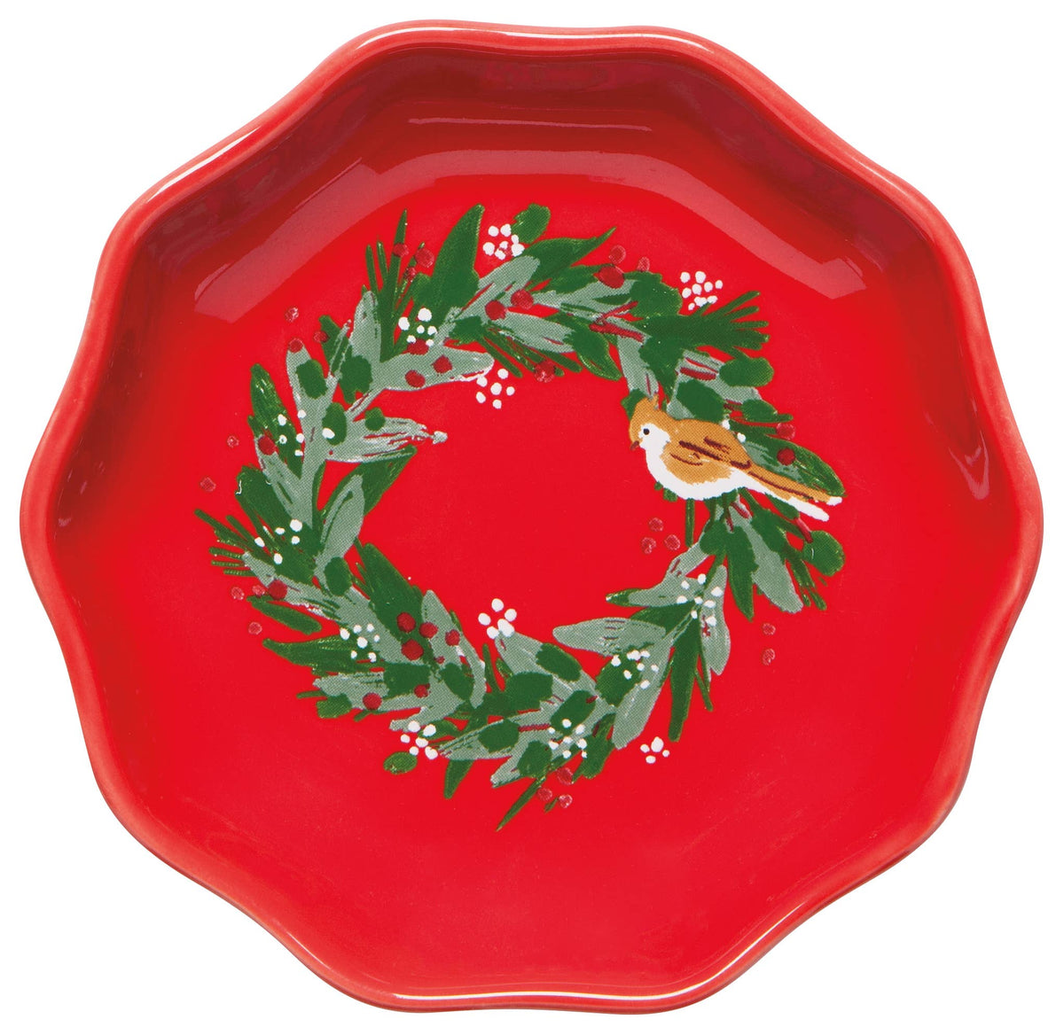 Wreaths Shaped Christmas Pinch Bowls
