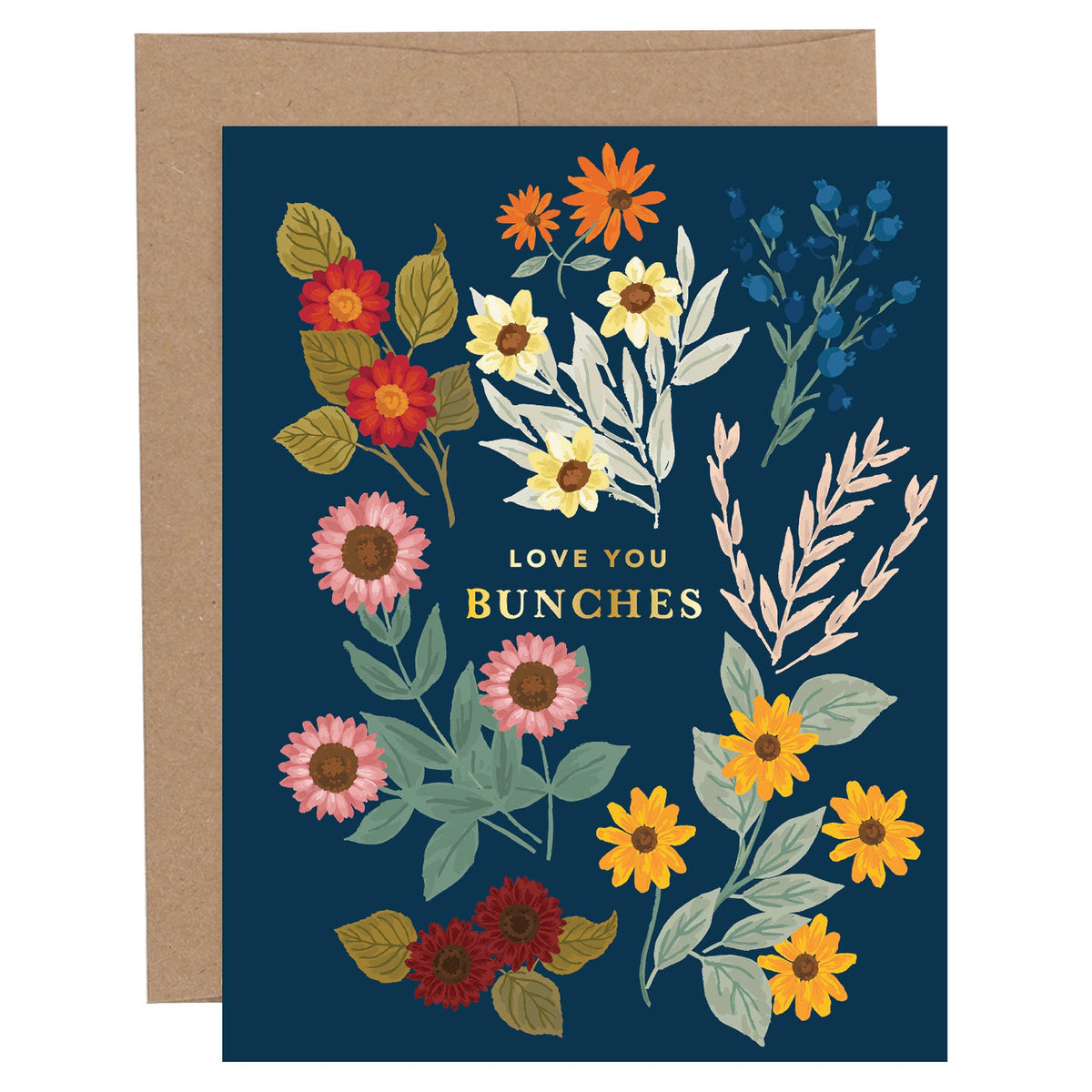 Love You Bunches Pumpkin Greeting Card