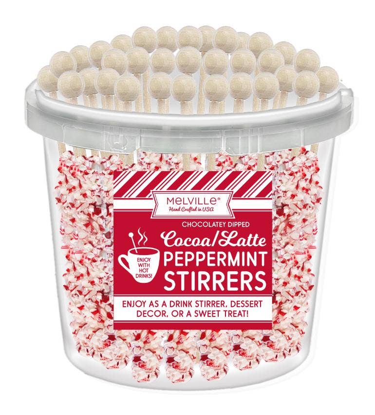 Peppermint Stirrers - White Chocolate