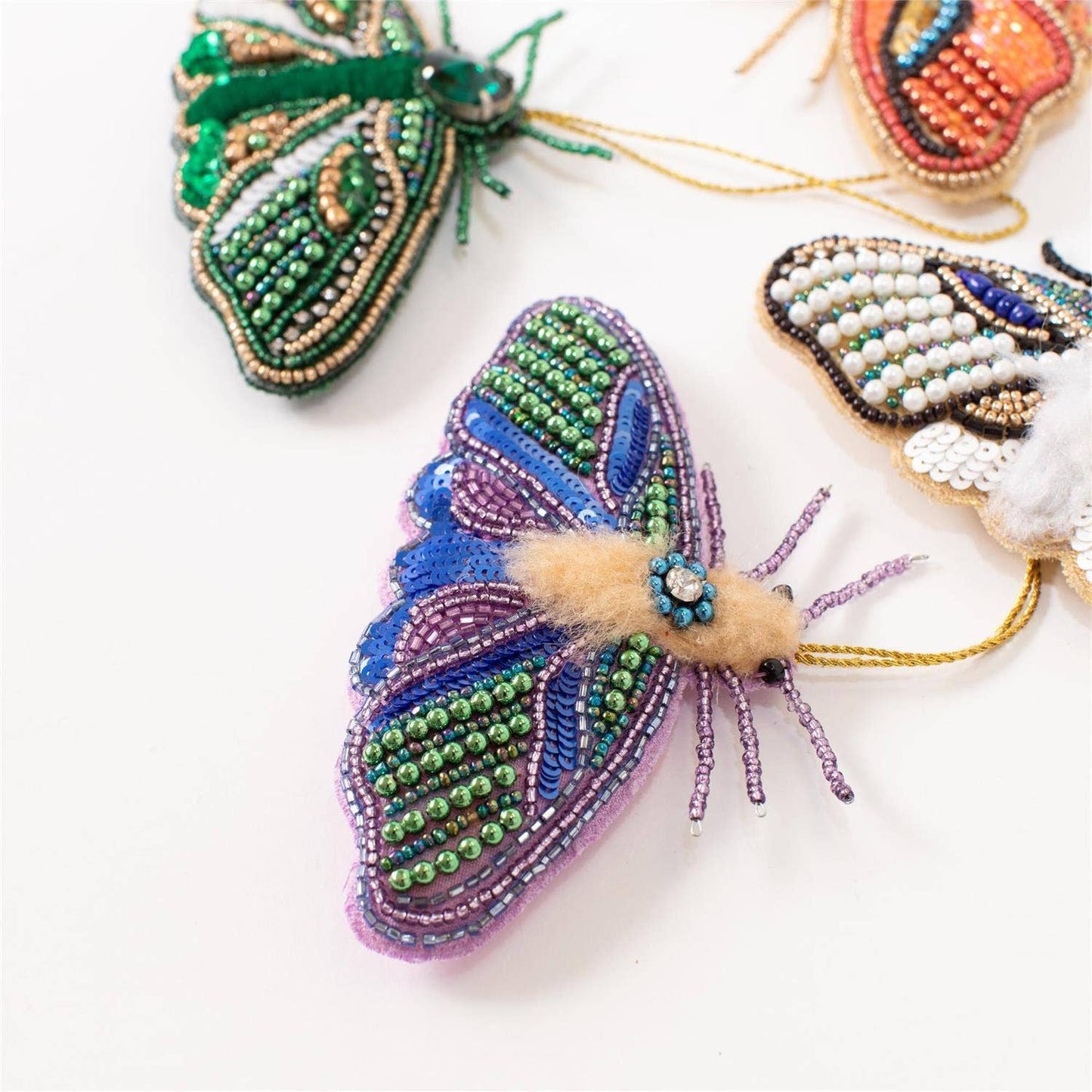 Ornaments - Beaded Moths