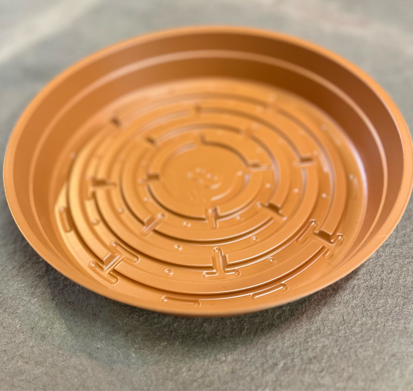 Vinyl Saucer- Terracotta