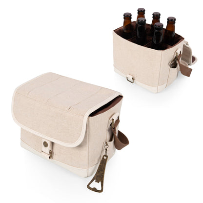 Craft Beer Caddy  Cooler Tote with Opener