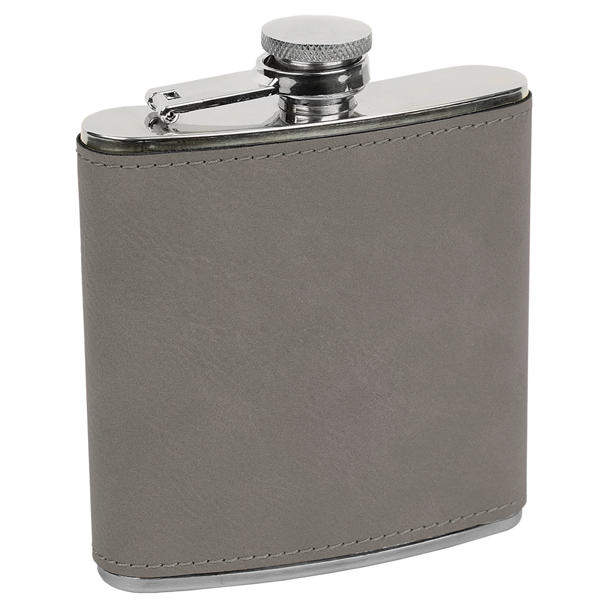 Pine Trees  6 oz. Leatherette Stainless Steel Flask