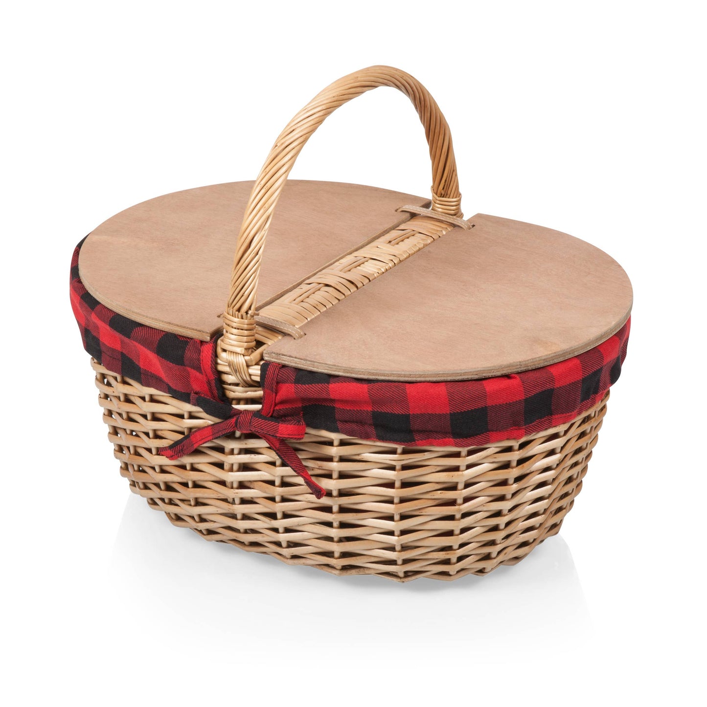 Country Vintage Picnic Wicker Basket