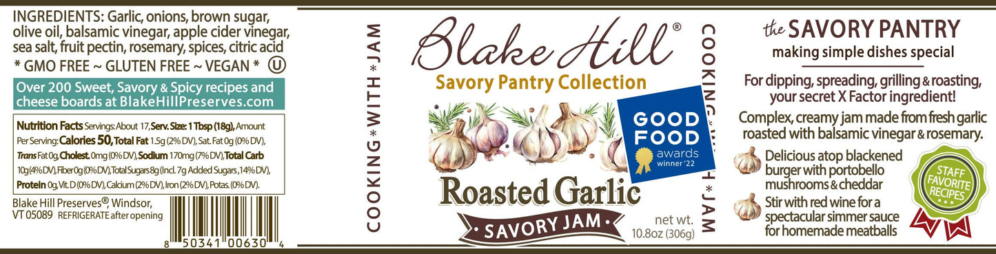 Roasted Garlic Savory Jam