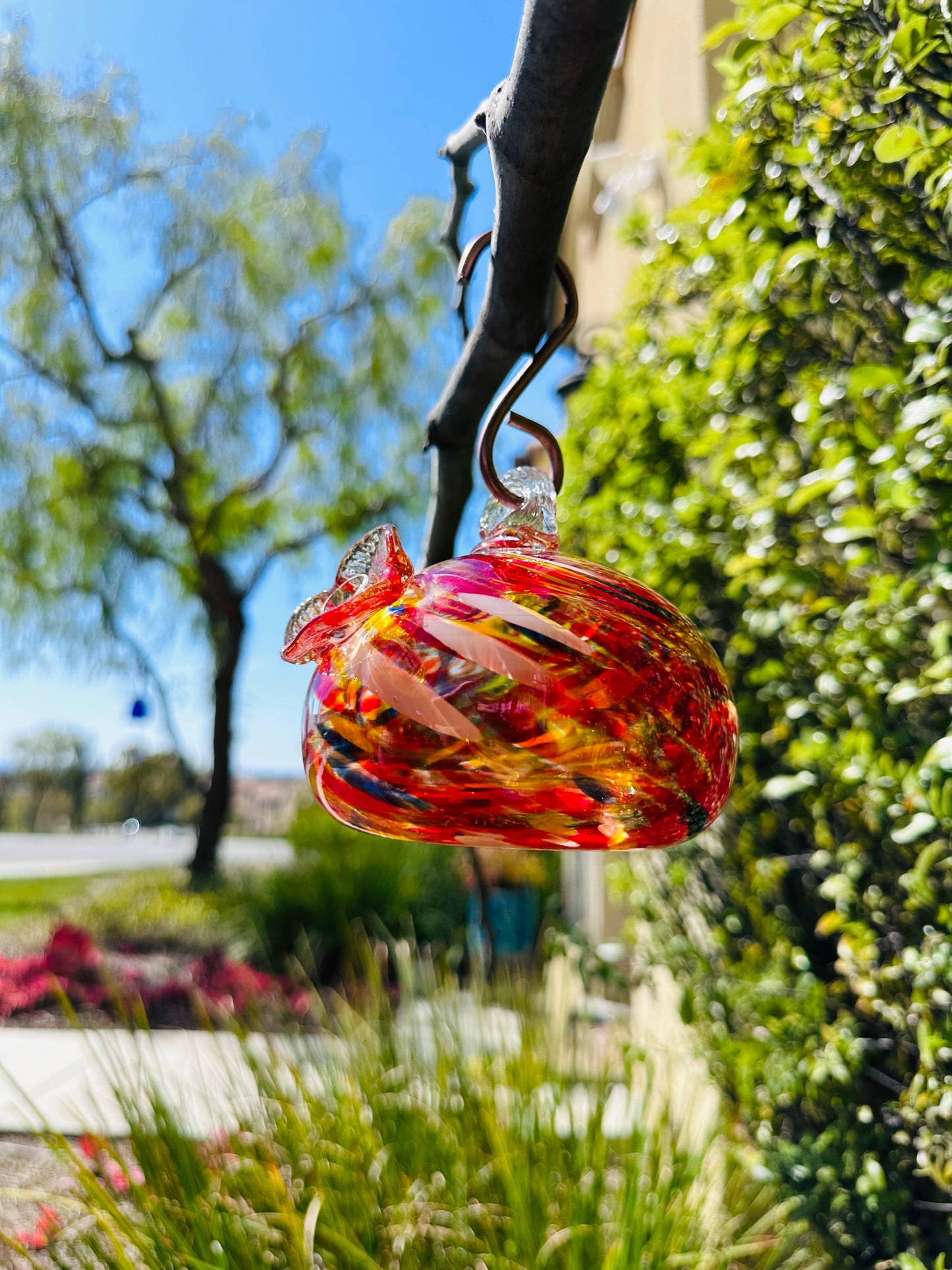 Hummingbird Feeder - Handblown