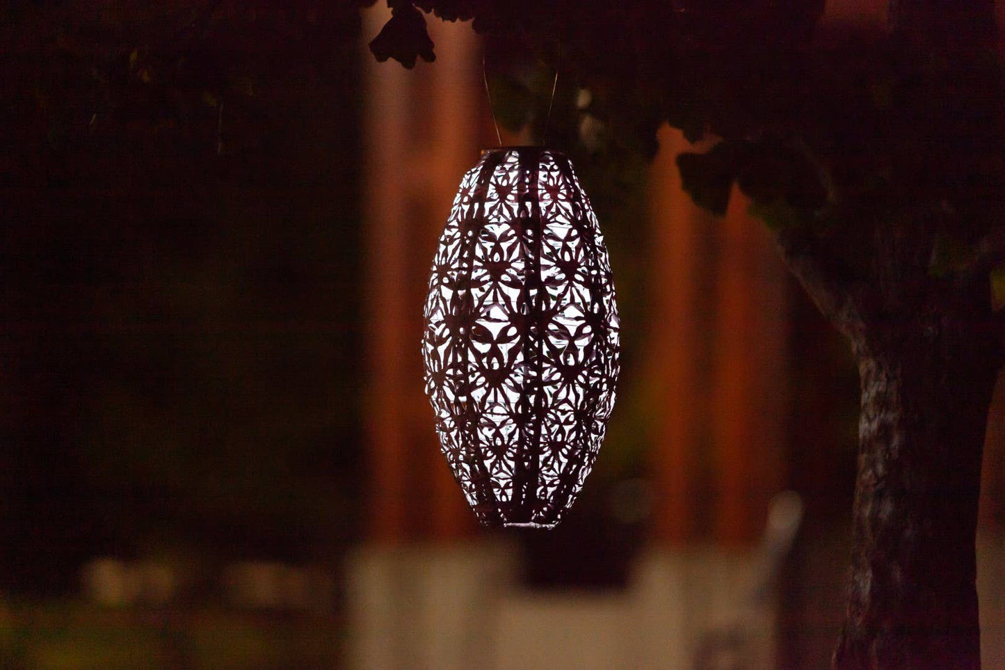 Stella Wildflower Pod Solar Lantern - Blush