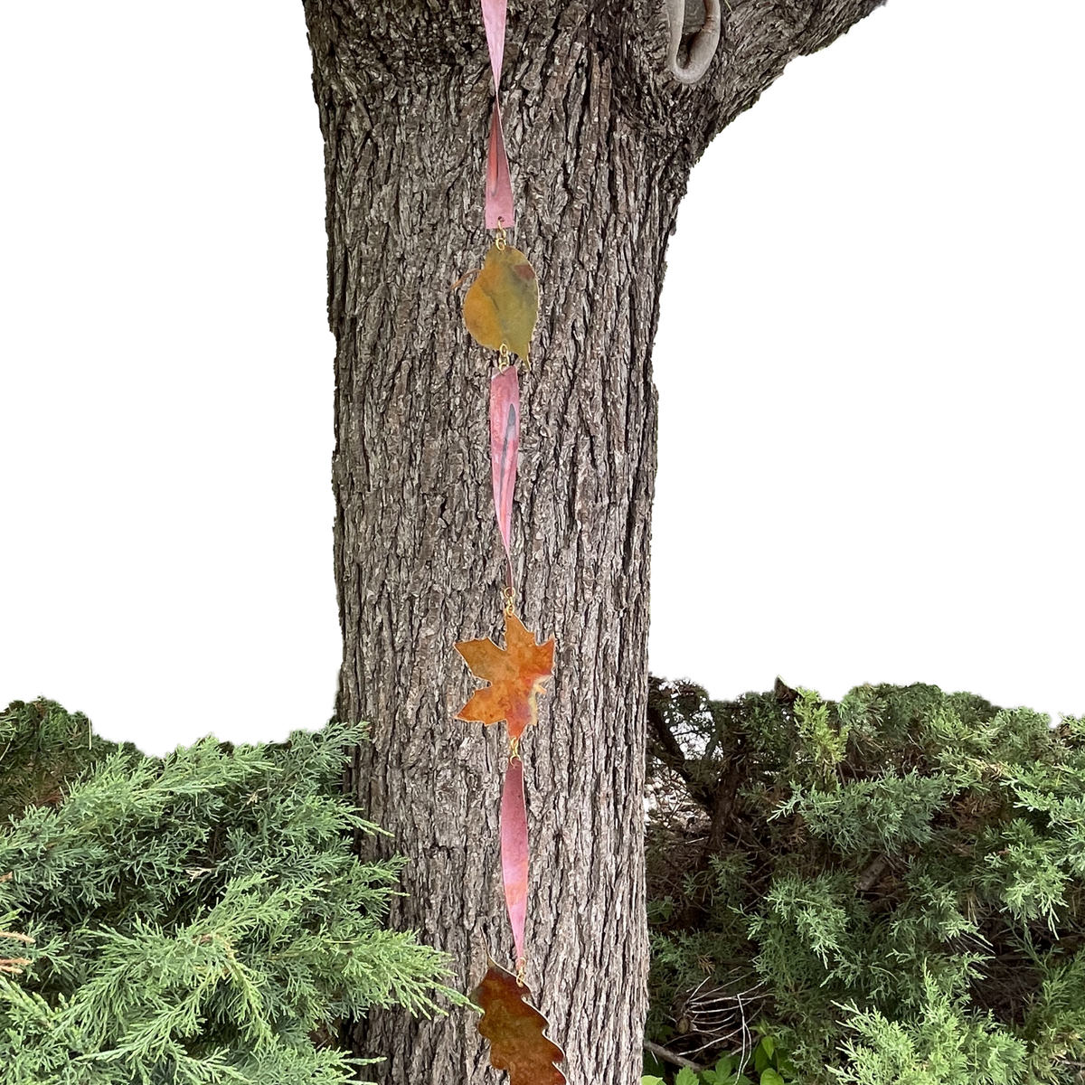 Natural Copper Leaf Garden Chain