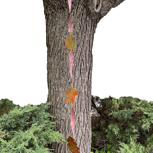 Natural Copper Leaf Garden Chain