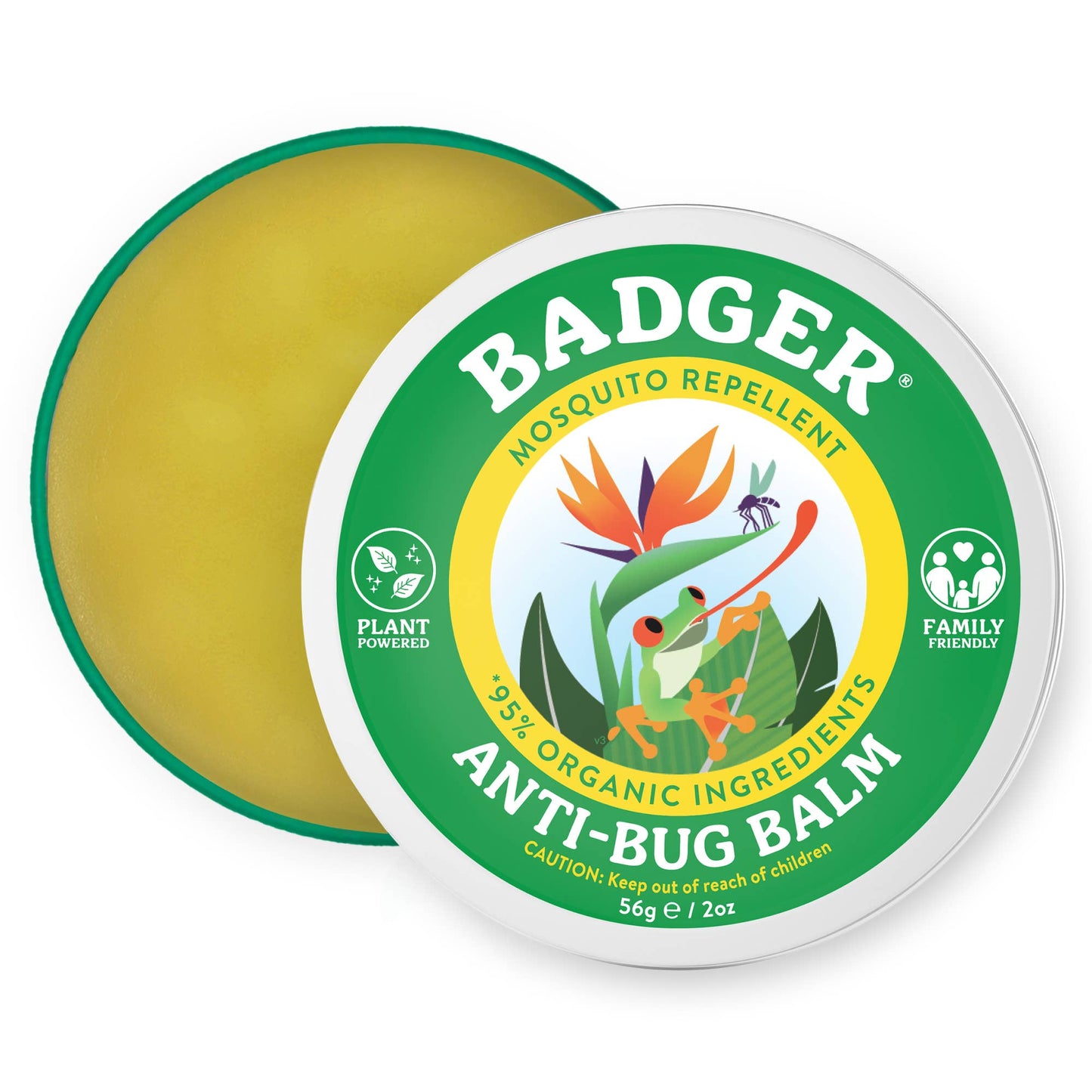 Badger Bug Repellent Tin, Organic and Deet-Free