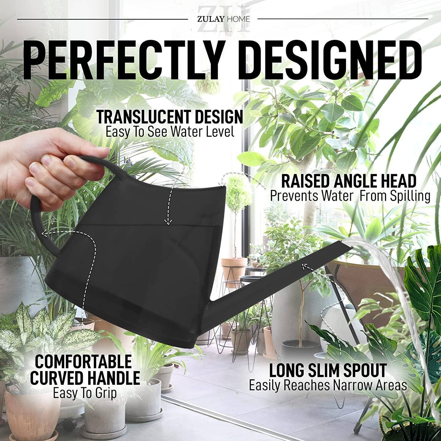 Translucent Watering Can 1.4L