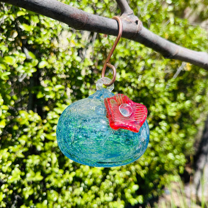 Hummingbird Feeder - Handblown