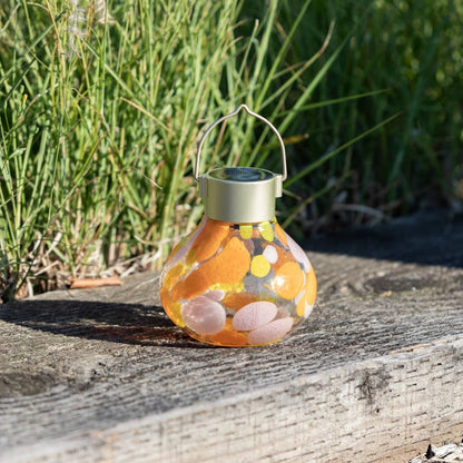'Mai Tai' Tea Lantern - Glass Outdoor Solar Lantern
