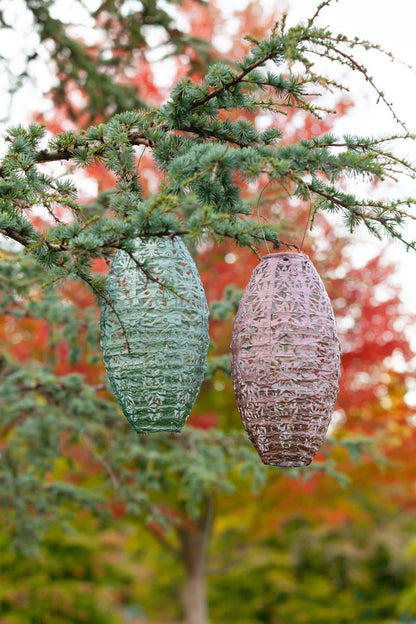 Stella Wildflower Pod Solar Lantern - Blush