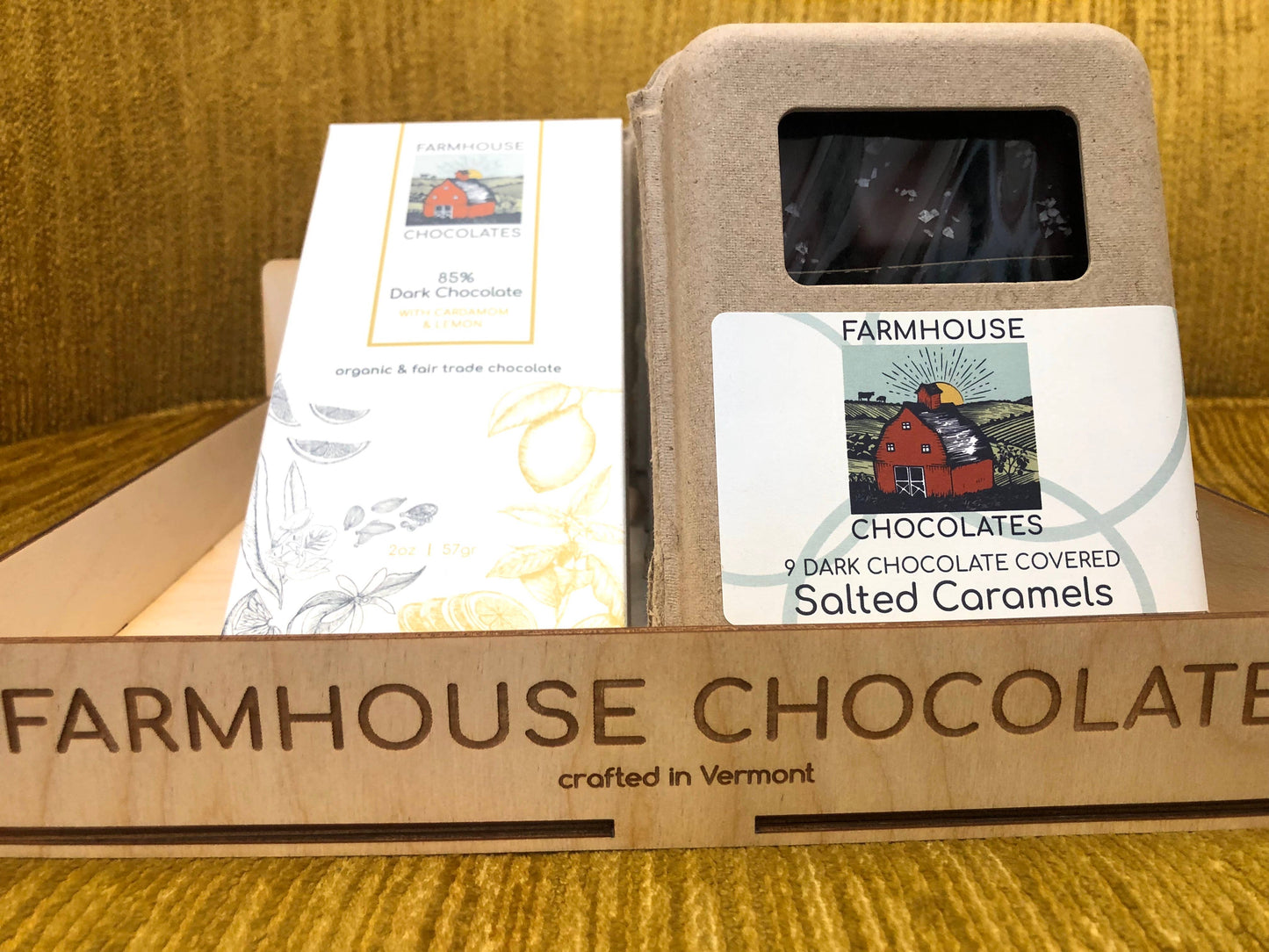 85% Organic Dark Chocolate w/ Cardamom & Lemon