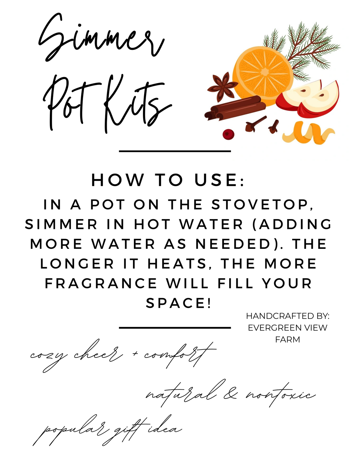 Simmer Pot Kit -Fresh Start