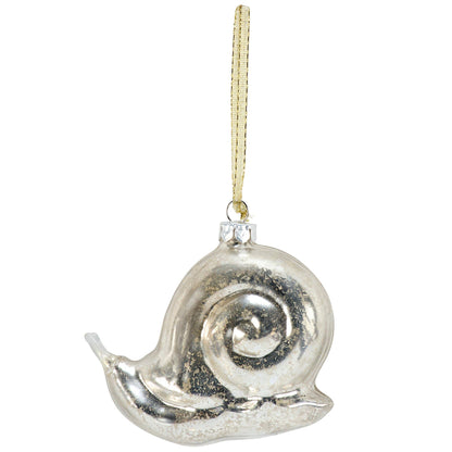Glass Snail Ornament