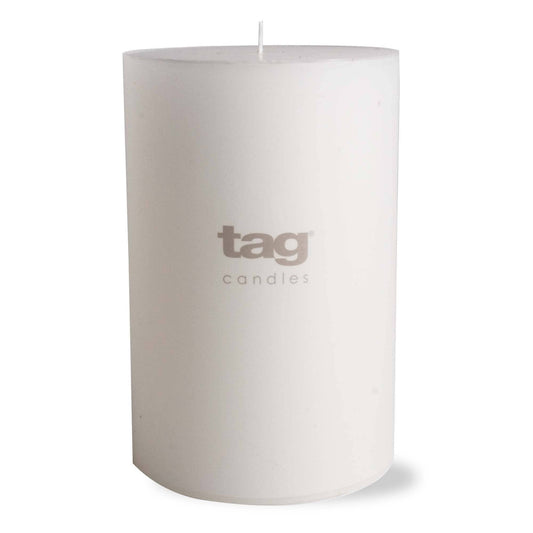 Chapel Wedding Pillar Candle 4x6 - White