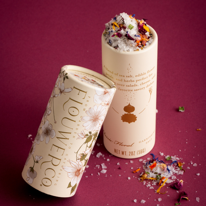Classic Floral Garnishing Salt - Flouwer Co.