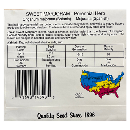 Sweet Marjoram, Herb Seeds