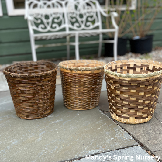 Wicker Basket Planter