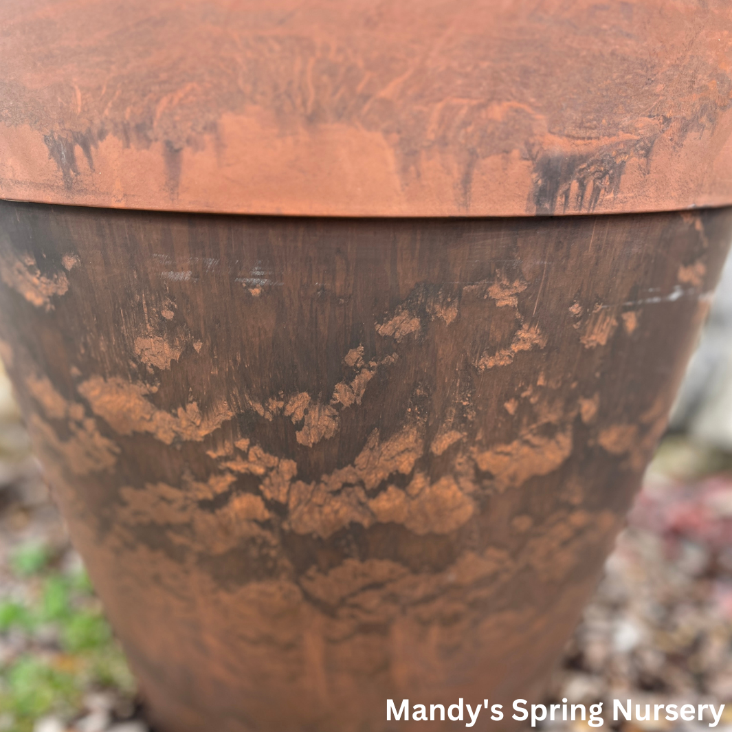 Marbled Terracotta Planter