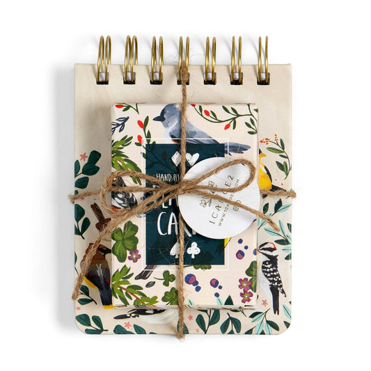 Playing Cards + Scorekeeping Set (Feathered Friends Birds)